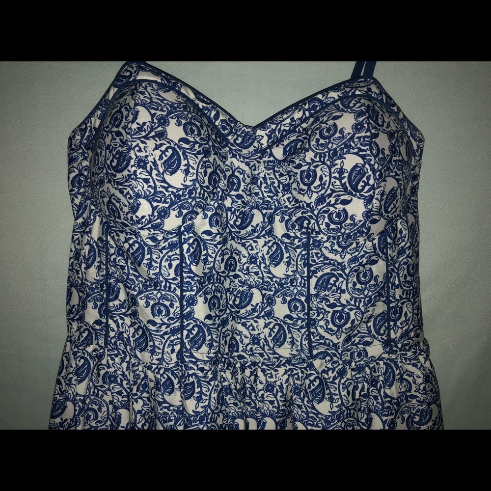 NEVER WORN. American Rag, Blue Paisley Dress